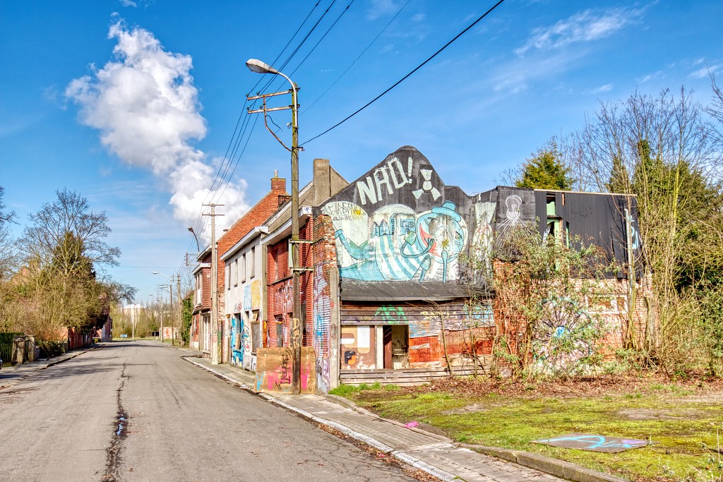 HDR Doel belgie belgique urbex decay verlaten spookdorp spookstad kerncentrale graffiti